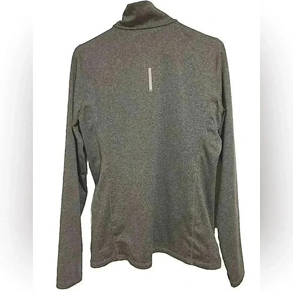 Reebok Women’s Pullover Sweatshirt 1/4-zip Grey Sz. Large - Picture 2 of 6